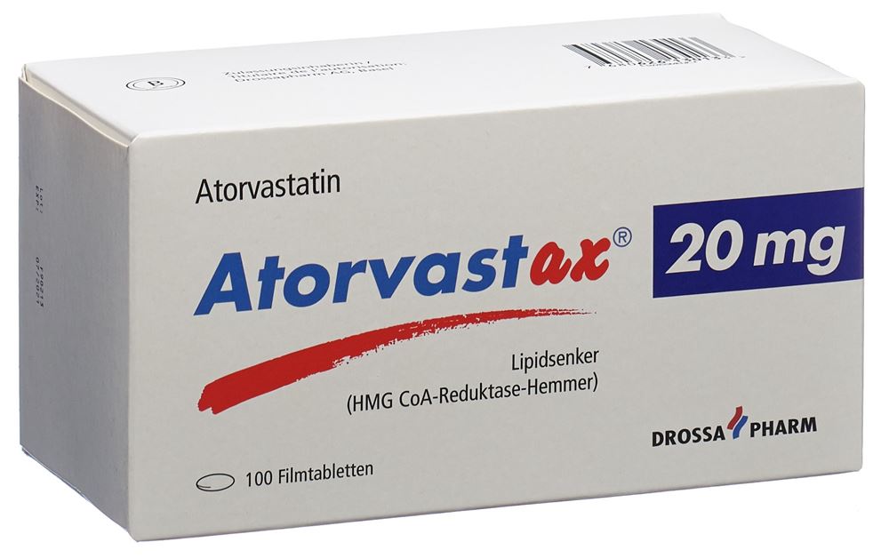 ATORVASTAX cpr pell 20 mg 100 pce
