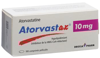Atorvastax 80 mg, Filmtabletten