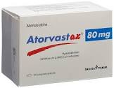 Atorvastax 80 mg, Filmtabletten