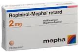 Ropinirol-Mepha retard 2 mg, Retardtabletten