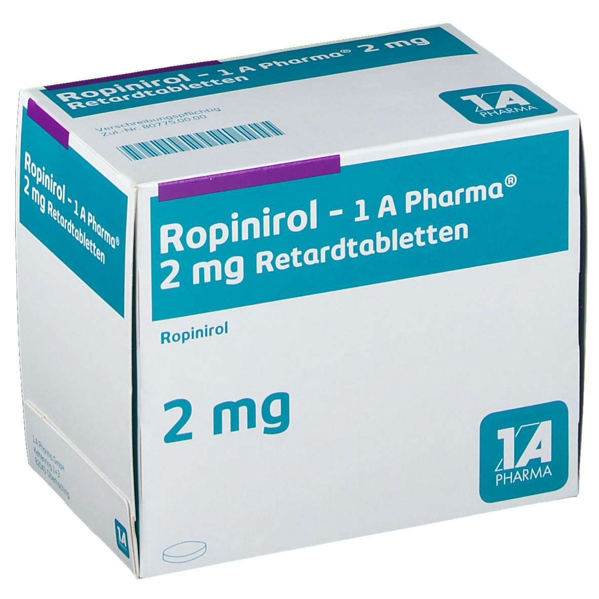 Ropinirol-Mepha retard 2 mg, Retardtabletten