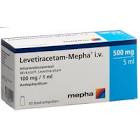 Levetiracetam-Mepha 500 mg/5 ml, Konzentrat zur Herstellung einer Infusionslösung