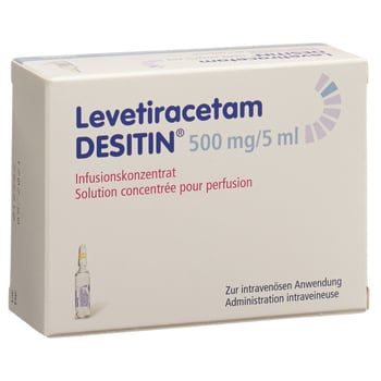 Levetiracetam Desitin 500 mg/5 mL, Konzentrat zur Herstellung einer Infusionslösung