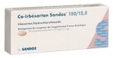 CO-IRBESARTAN Sandoz cpr pell 150/12.5 mg 98 pce