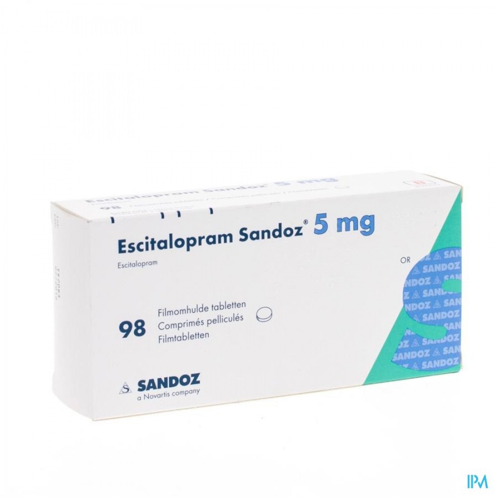Escitalopram Sandoz 5 mg, Filmtabletten