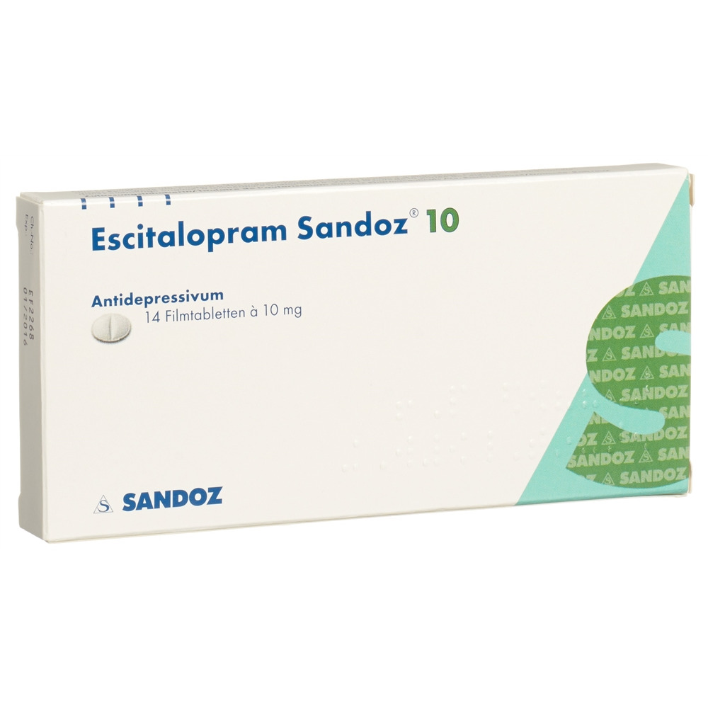 ESCITALOPRAM Sandoz cpr pell 10 mg 14 pce