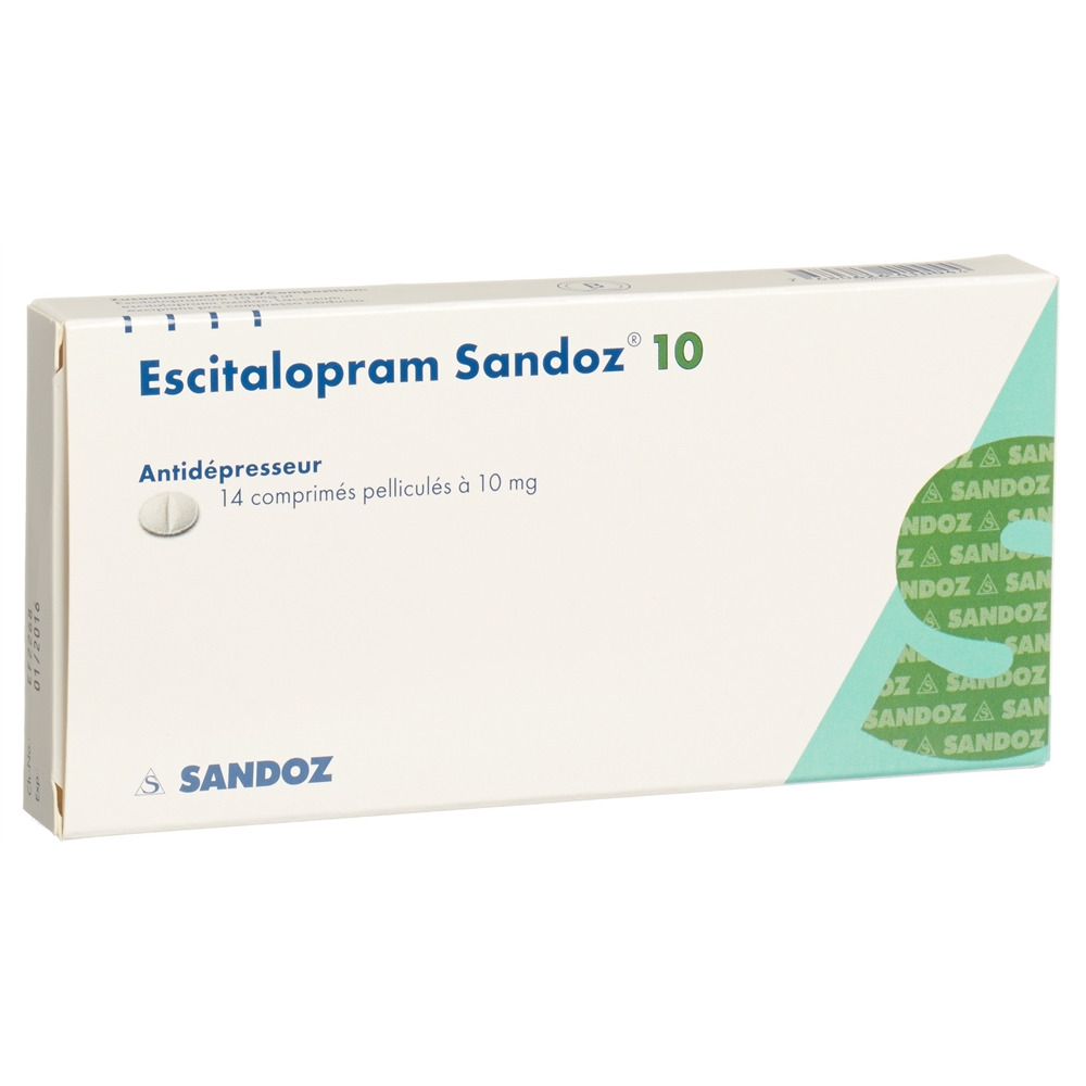 ESCITALOPRAM Sandoz cpr pell 10 mg 14 pce