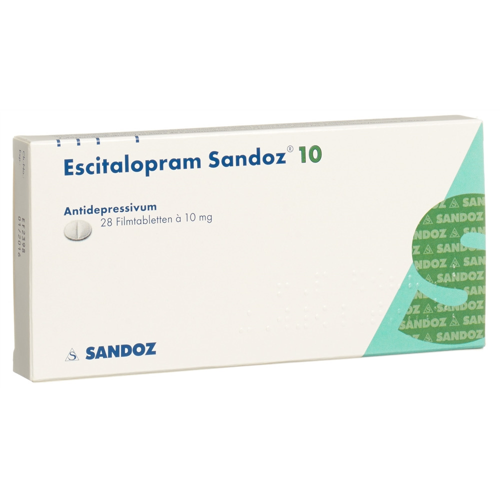 ESCITALOPRAM Sandoz cpr pell 10 mg 28 pce