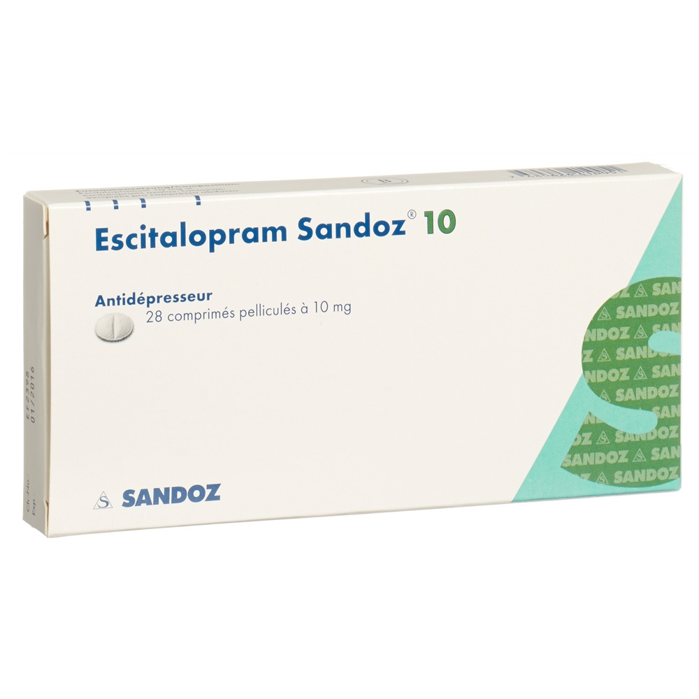 ESCITALOPRAM Sandoz cpr pell 10 mg 28 pce