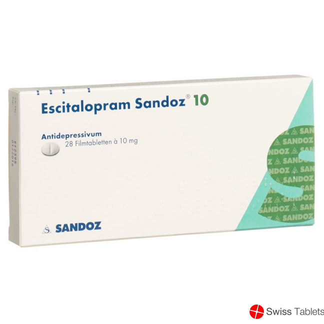 Escitalopram Sandoz 10 mg, Filmtabletten