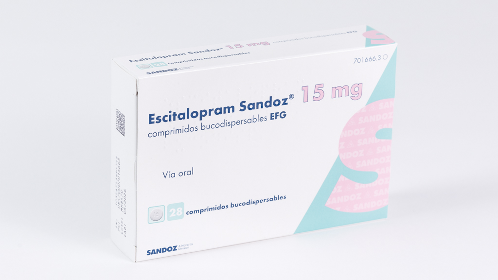 Escitalopram Sandoz 15 mg, Filmtabletten