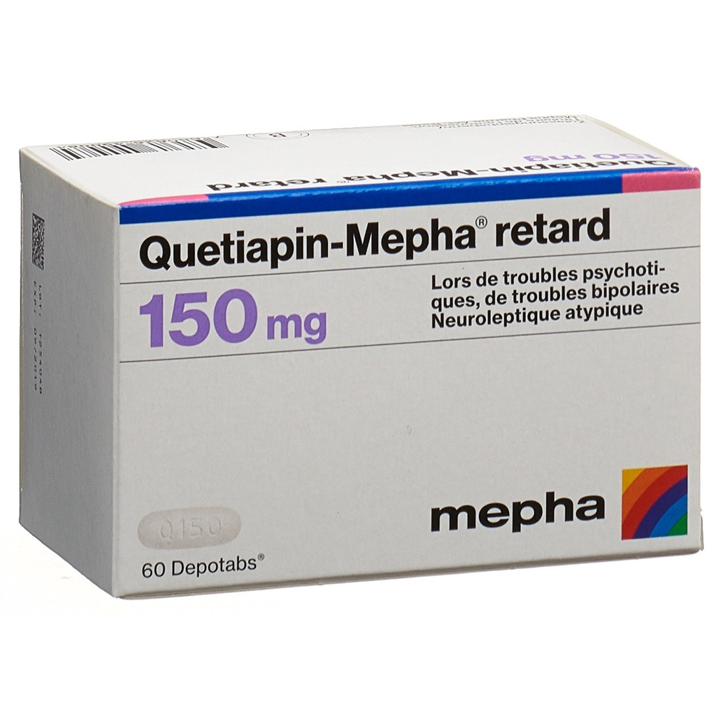 QUETIAPIN Mepha retard depotabs 150 mg 60 pce