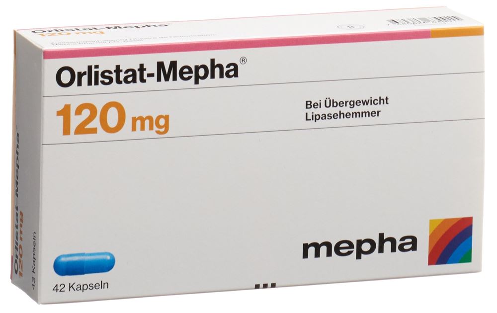 ORLISTAT Mepha caps 120 mg 42 pce
