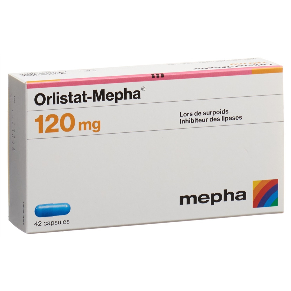 ORLISTAT Mepha caps 120 mg 42 pce