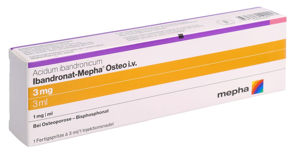 IBANDRONAT Mepha Osteo 3 mg/3ml i.v. ser prê 3 ml