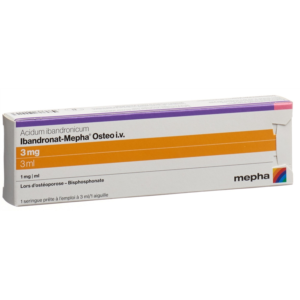 IBANDRONAT Mepha Osteo 3 mg/3ml i.v. ser prê 3 ml