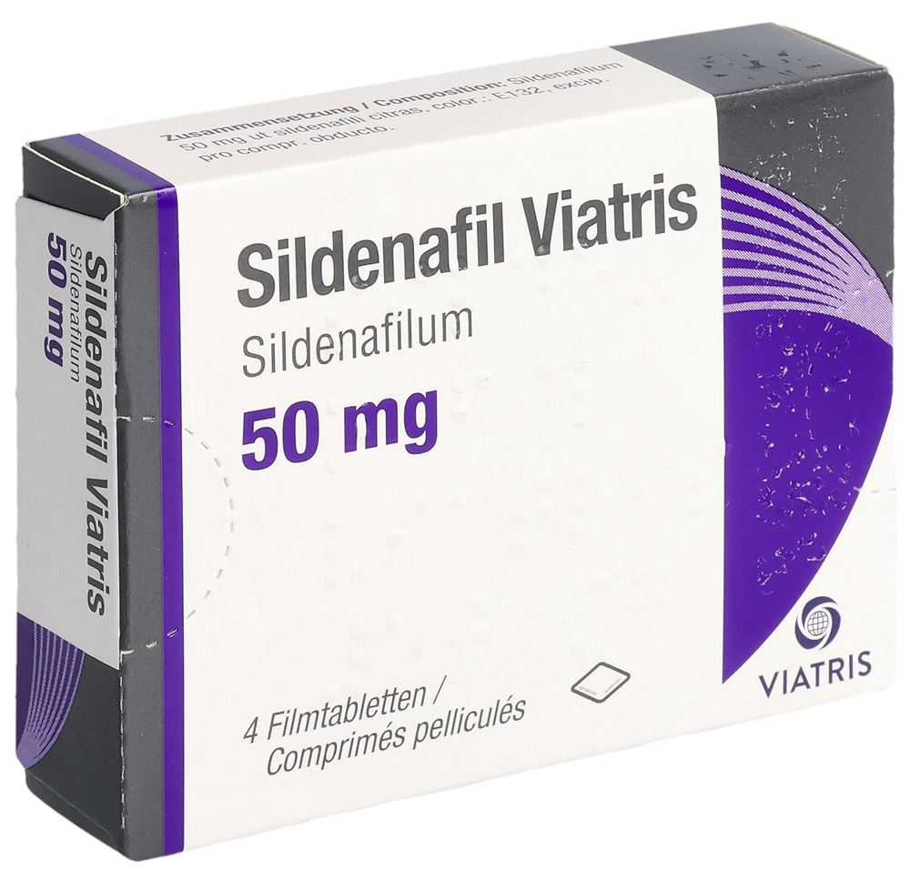 SILDENAFIL Viatris cpr pell 50 mg 4 pce