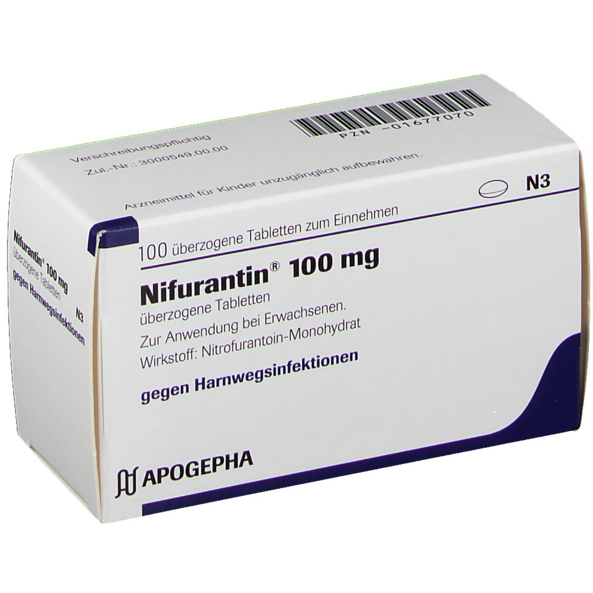 Nitrofurantoin-Acino 100 retard, Kapseln