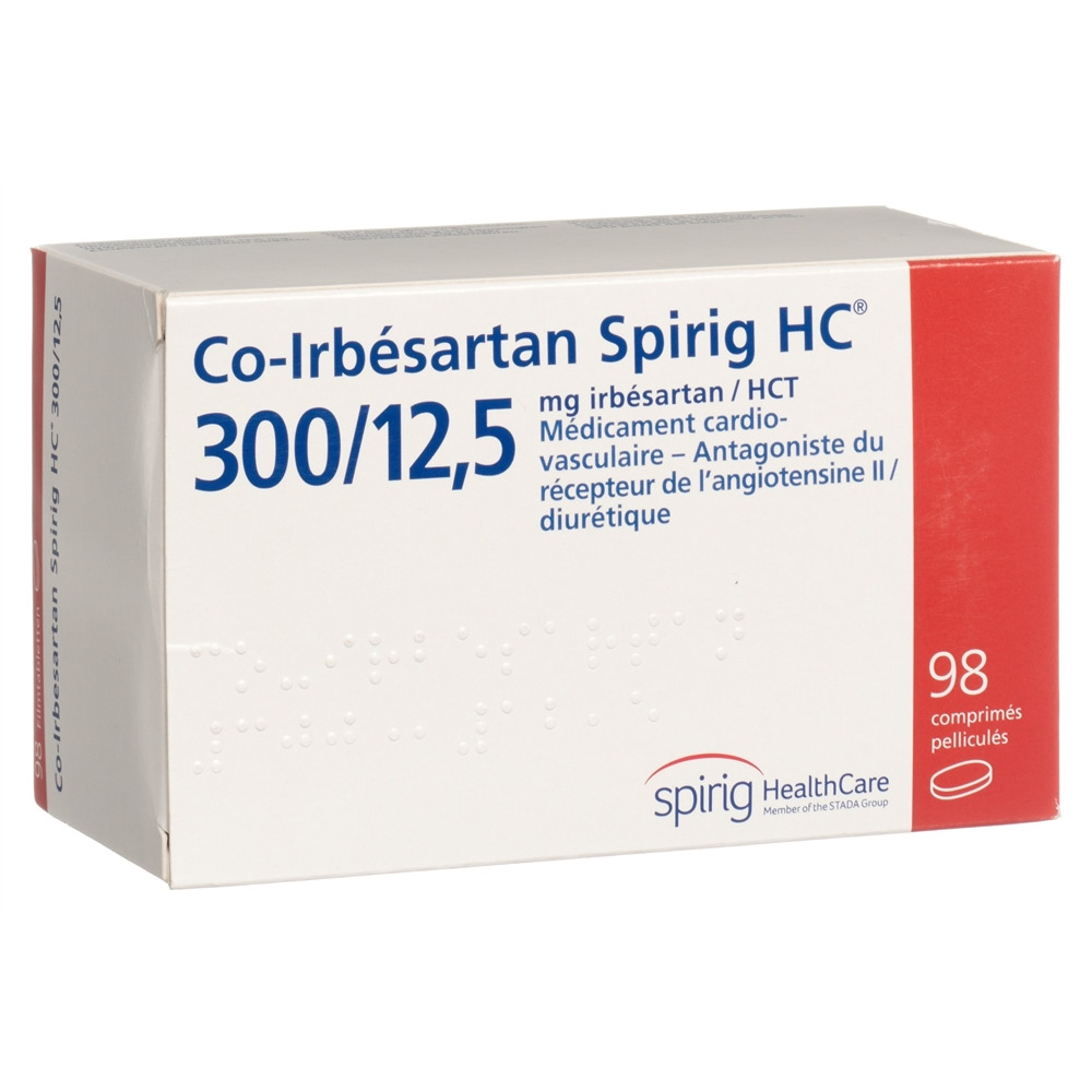 CO-IRBESARTAN Spirig HC cpr pel 300/12.5mg 98 pce