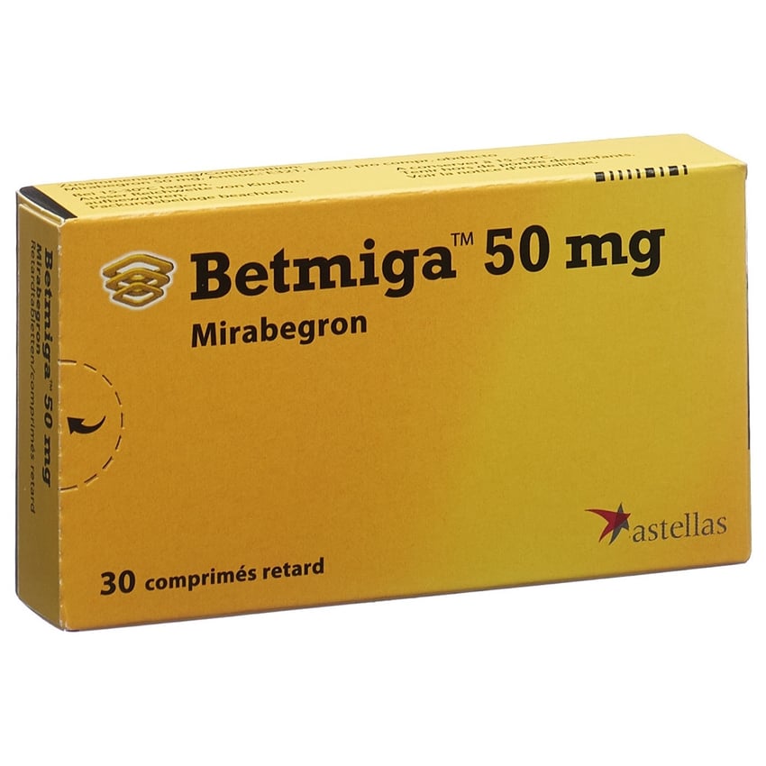 BETMIGA cpr ret 50 mg 10 pce
