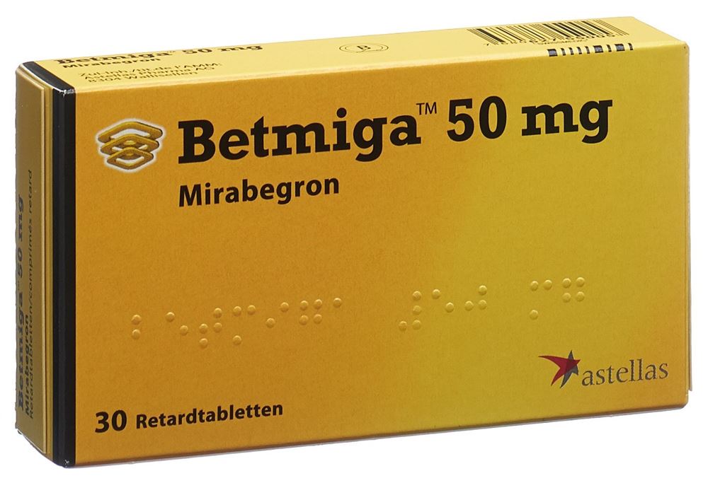 BETMIGA cpr ret 50 mg 30 pce