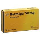 BETMIGA cpr ret 50 mg 30 pce