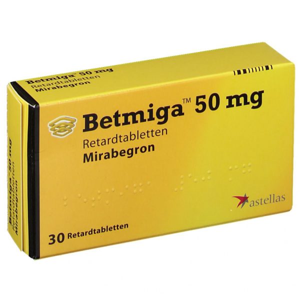 BETMIGA cpr ret 50 mg 30 pce