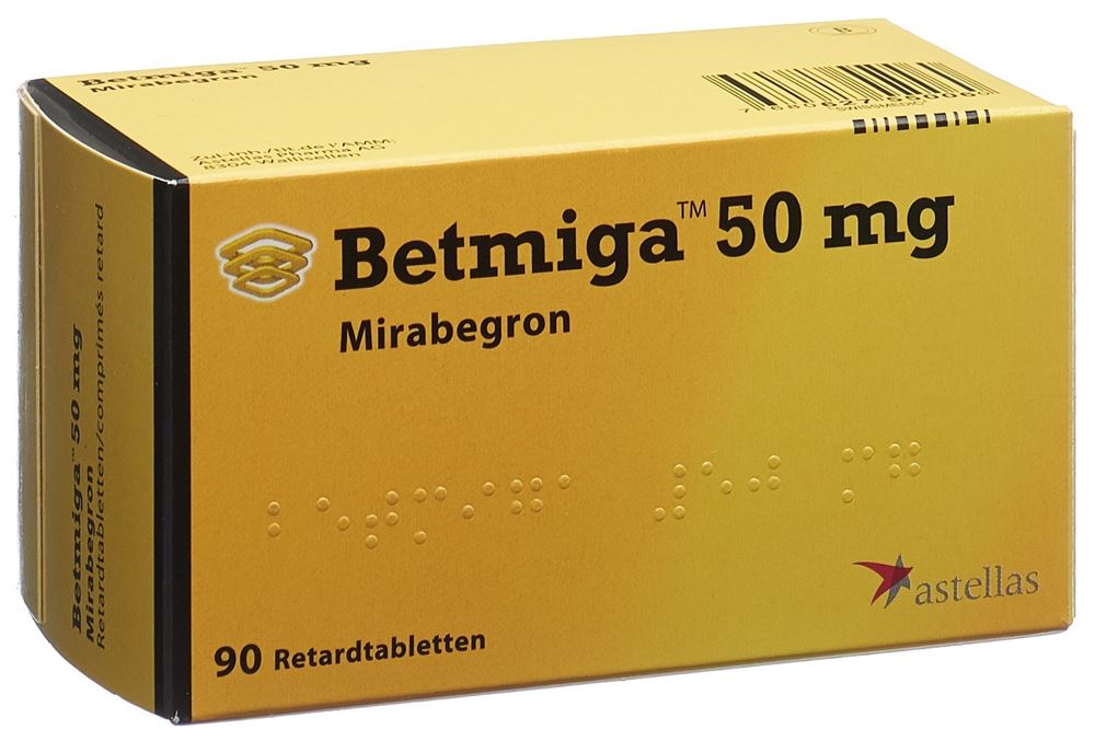 BETMIGA cpr ret 50 mg 90 pce
