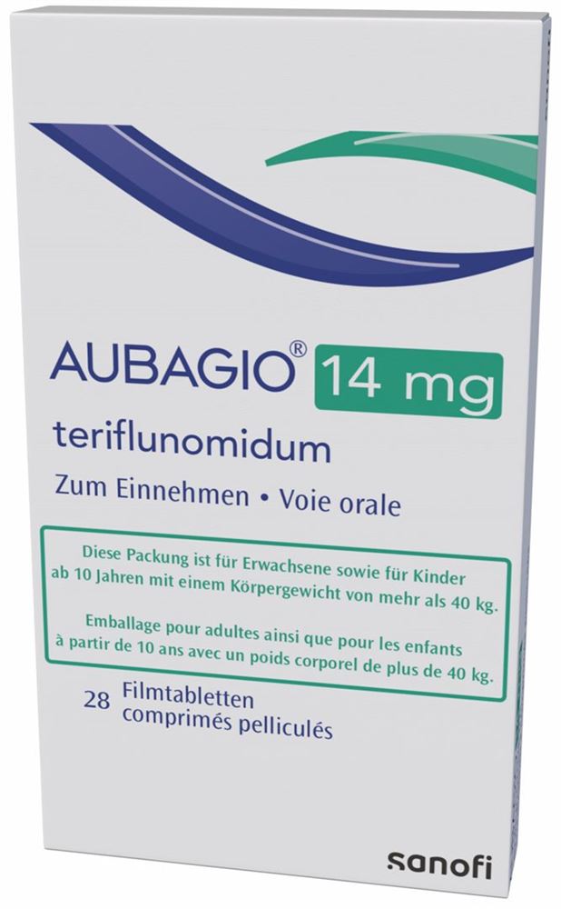 AUBAGIO cpr pell 14 mg 28 pce