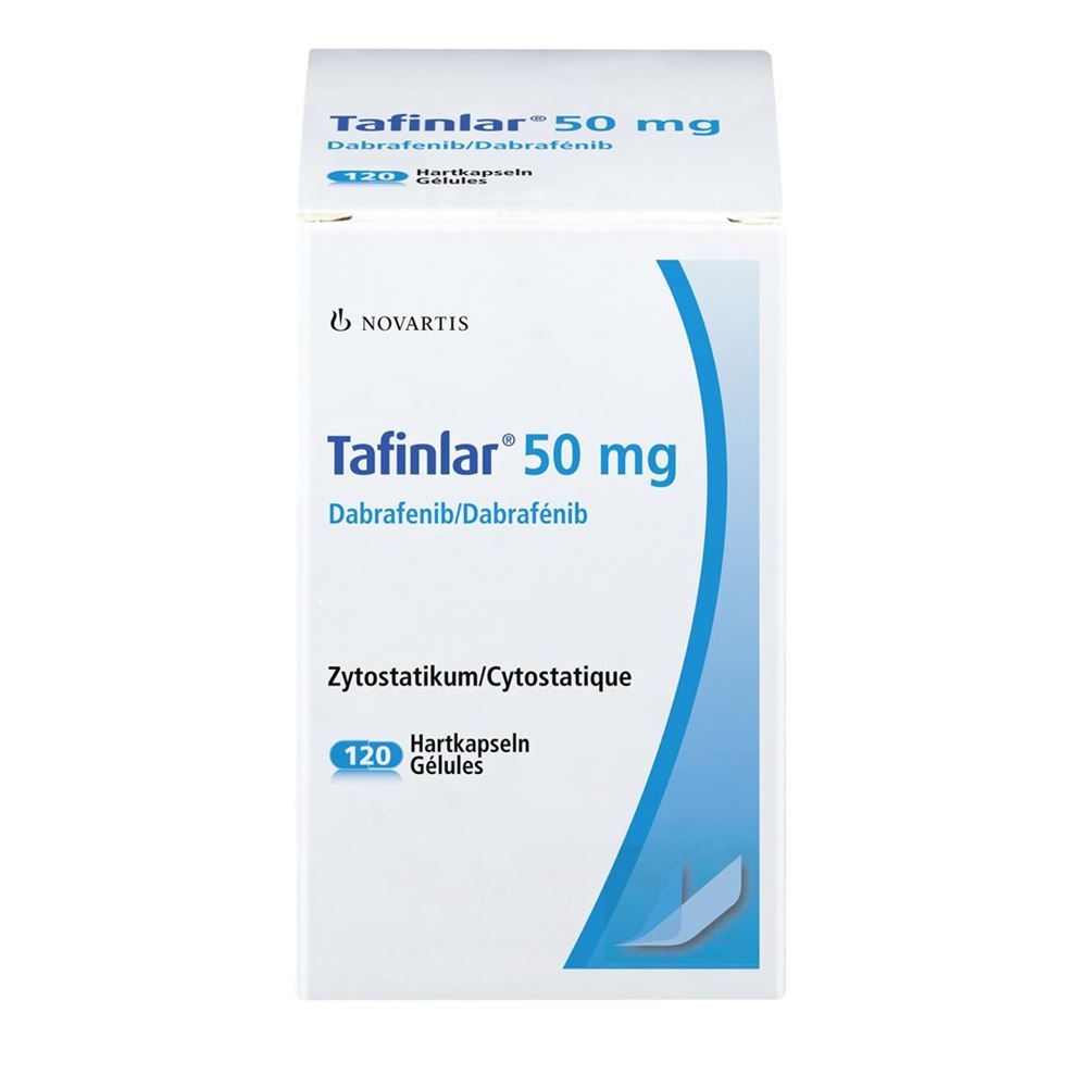 TAFINLAR caps 50 mg bte 120 pce