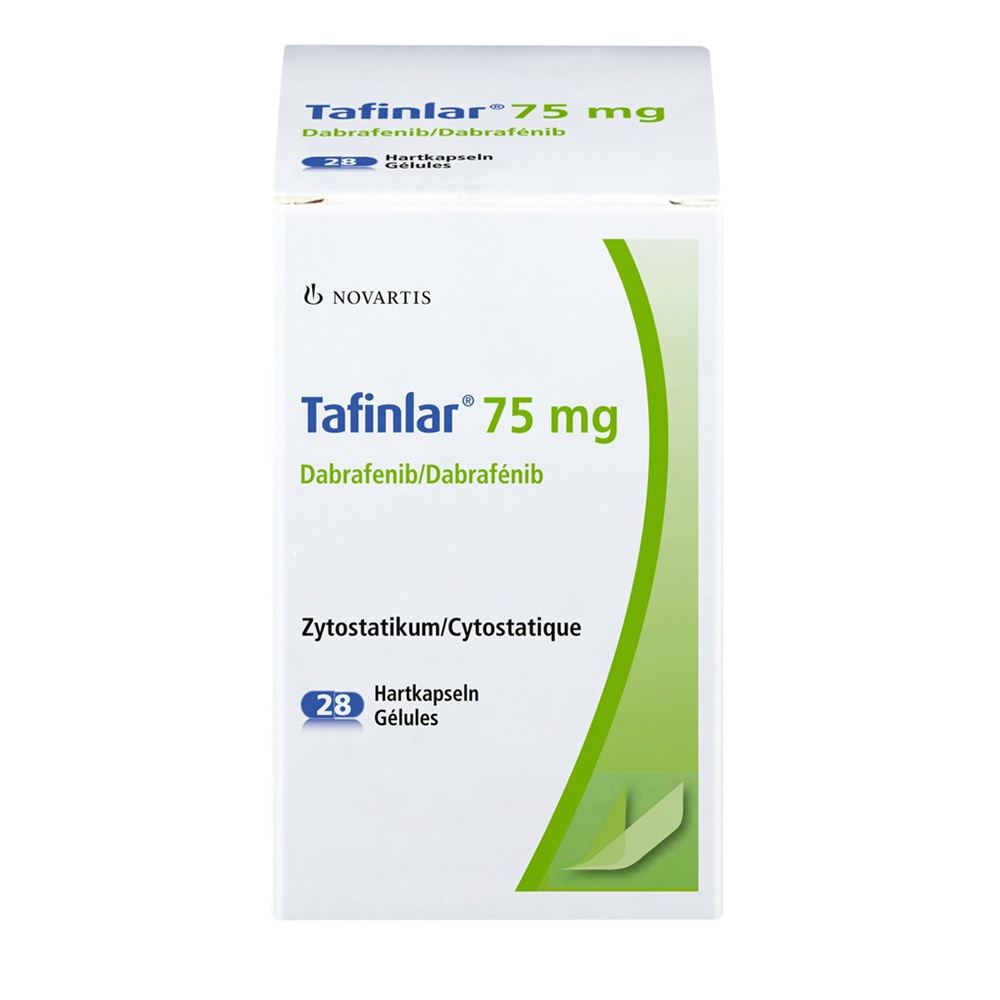TAFINLAR caps 75 mg bte 28 pce