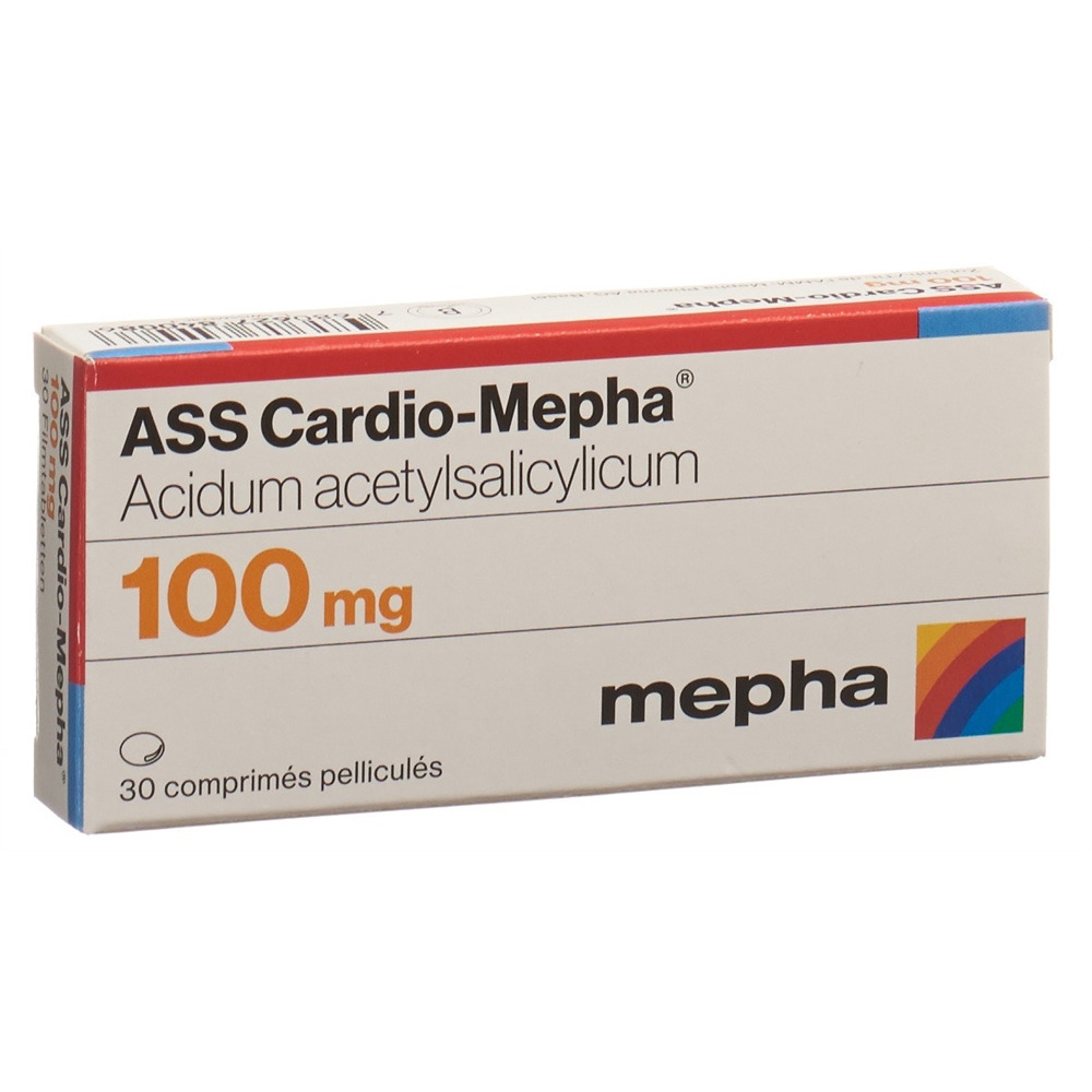 ASS CARDIO Mepha cpr pell 100 mg 30 pce