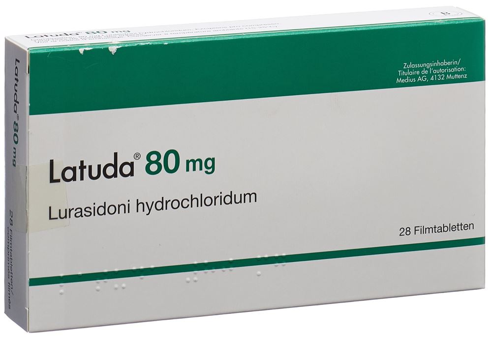 LATUDA 80 mg cpr pell 28 pce