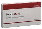 LATUDA cpr pell 20 mg 56 pce