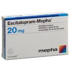 ESCITALOPRAM Mepha Lactab 20 mg 14 pce