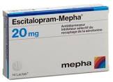 ESCITALOPRAM Mepha Lactab 20 mg 98 pce
