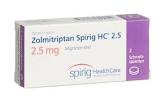 ZOLMITRIPTAN Spirig HC cpr orodisp 2.5 mg 6 pce