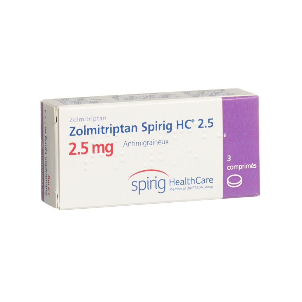 ZOLMITRIPTAN Spirig HC cpr 2.5 mg 3 pce
