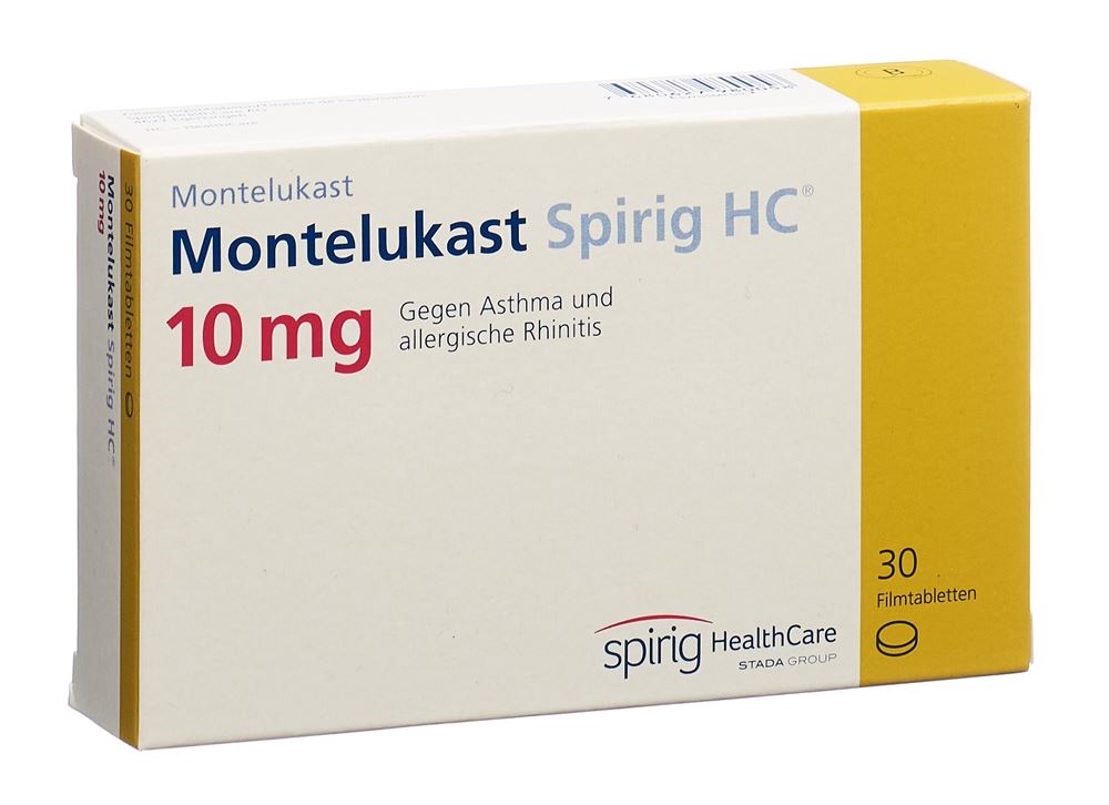 MONTELUKAST Spirig HC cpr pell 10 mg 30 pce