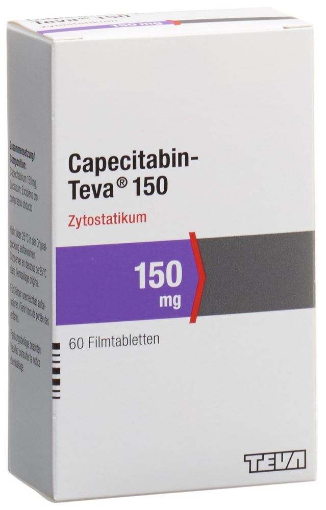 CAPECITABIN Teva cpr pell 150 mg 60 pce