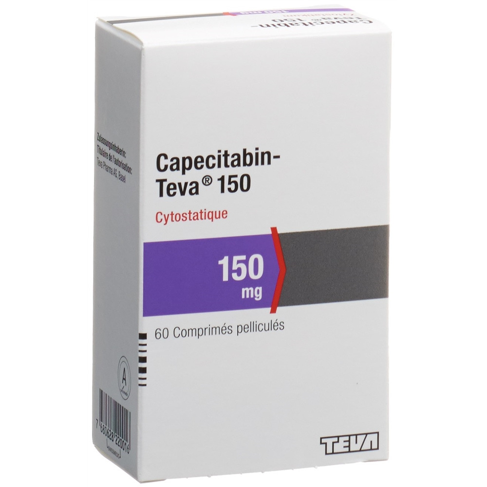 CAPECITABIN Teva cpr pell 150 mg 60 pce