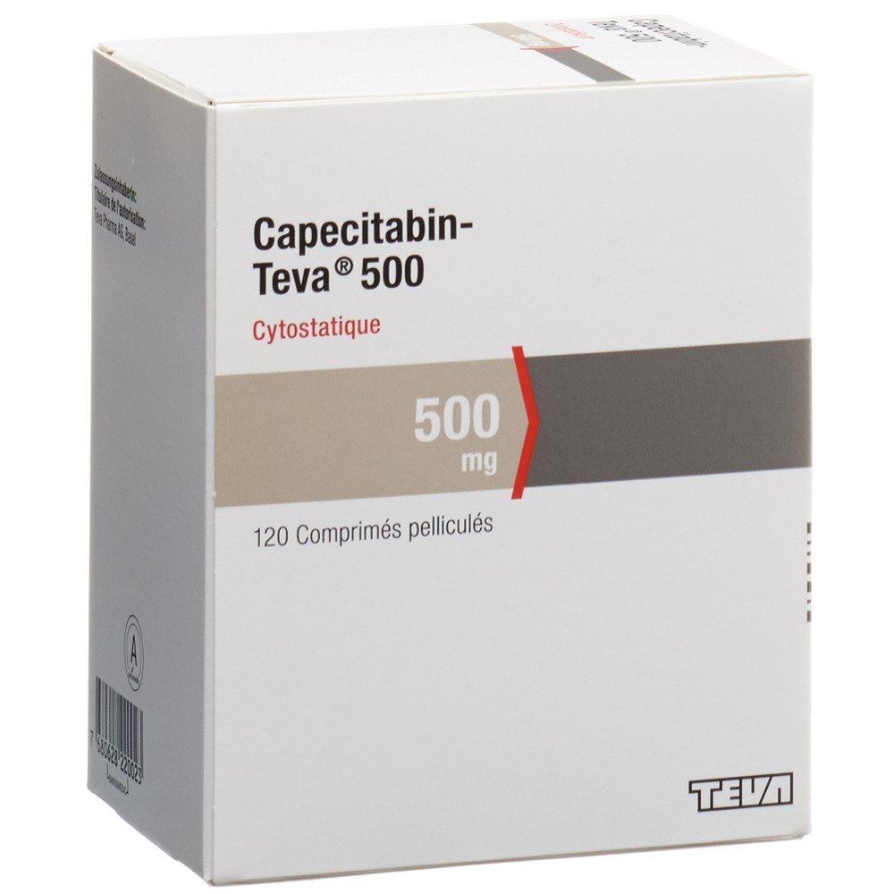 CAPECITABIN Teva cpr pell 500 mg 120 pce