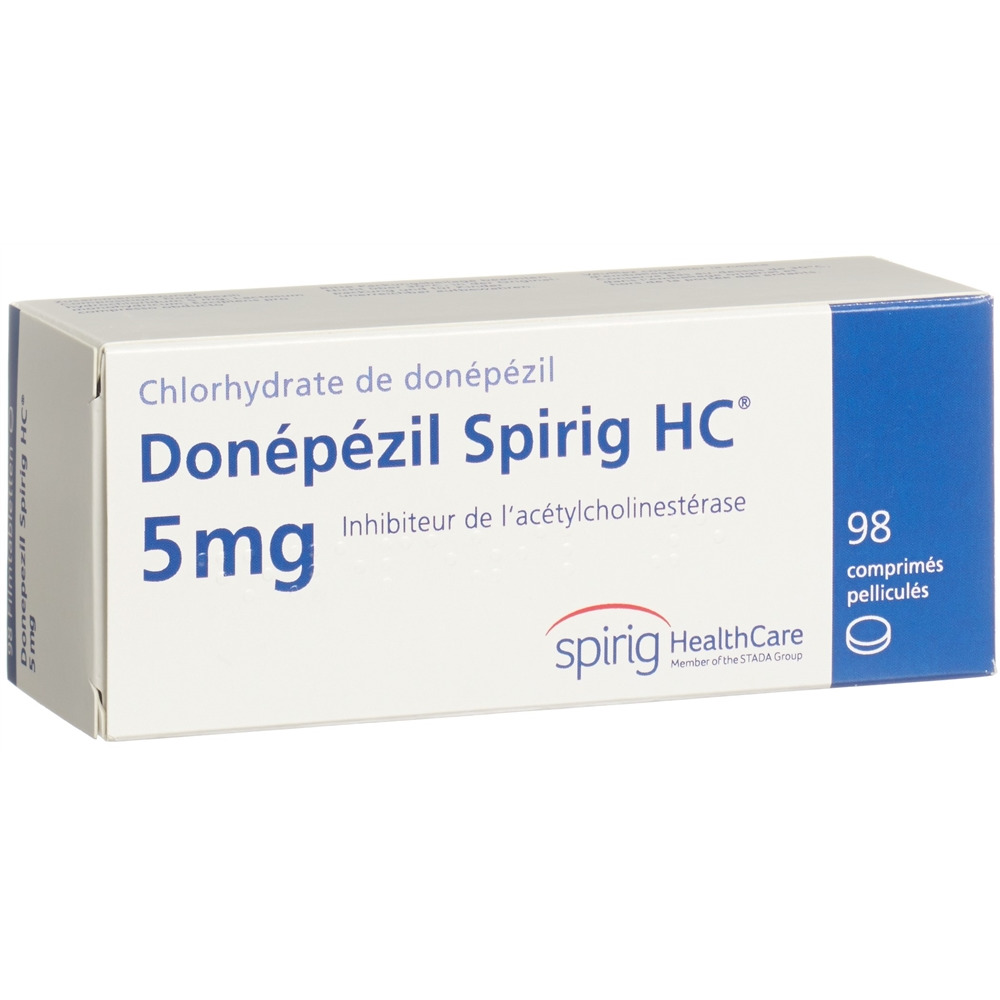 Donepezil Spirig HC 5 mg, Filmtabletten