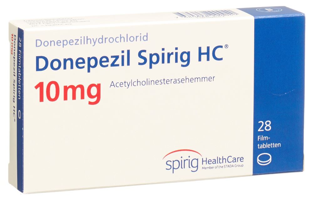 Donepezil Spirig HC 10 mg, Filmtabletten