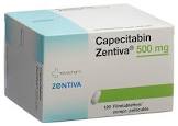 CAPECITABIN Zentiva cpr pell 500 mg 120 pce