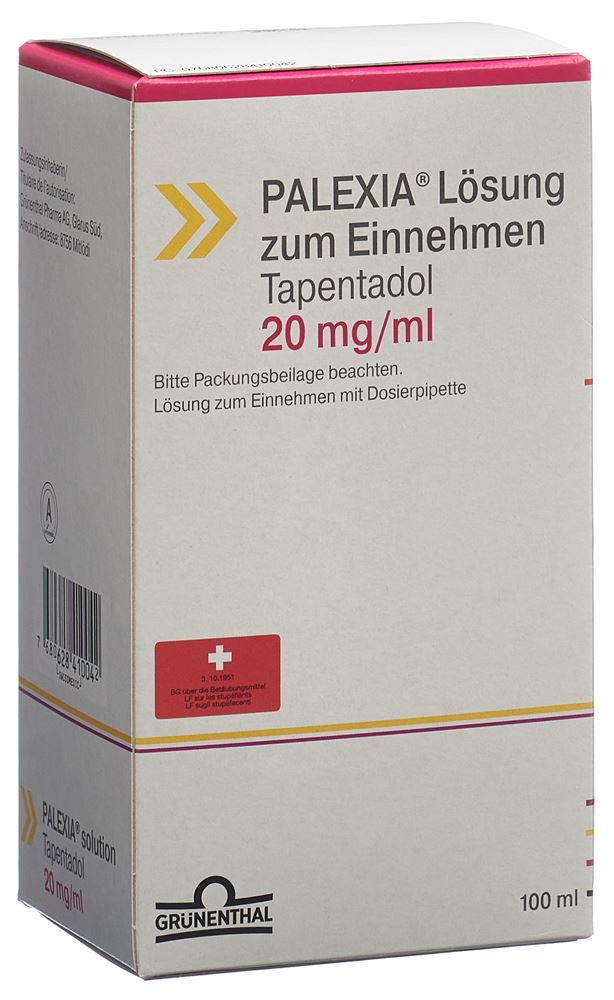 PALEXIA sol 20 mg/ml fl 100 ml