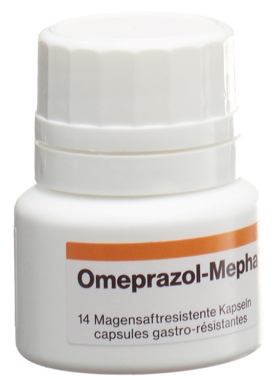 OMEPRAZOL Mepha caps 10 mg bte 28 pce