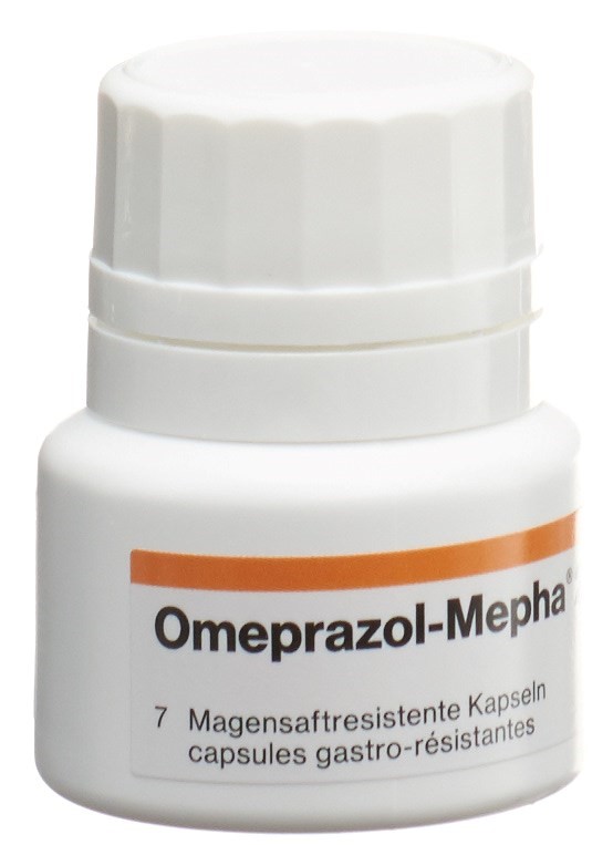 OMEPRAZOL Mepha caps 20 mg bte 28 pce