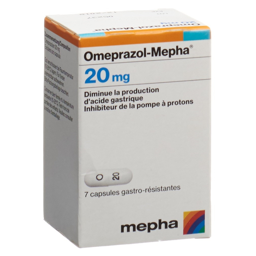 Omeprazol-Mepha 20 mg, magensaftresistente Kapseln