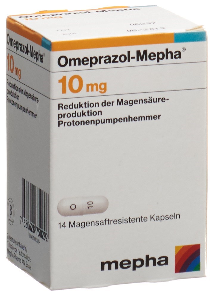 Omeprazol-Mepha 40 mg, magensaftresistente Kapseln